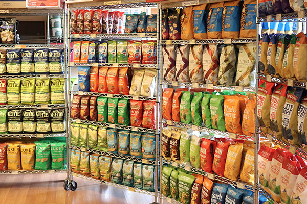 Organic Chip Selection at Hoku Foods