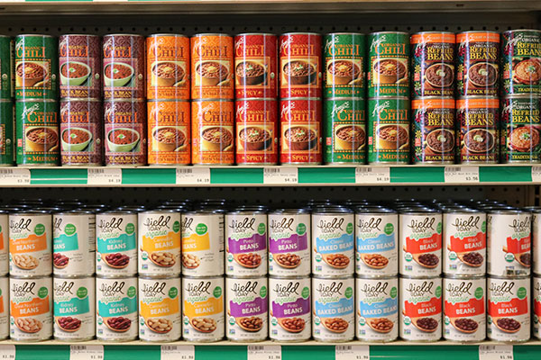 Organic Bean Selection at Hoku Foods