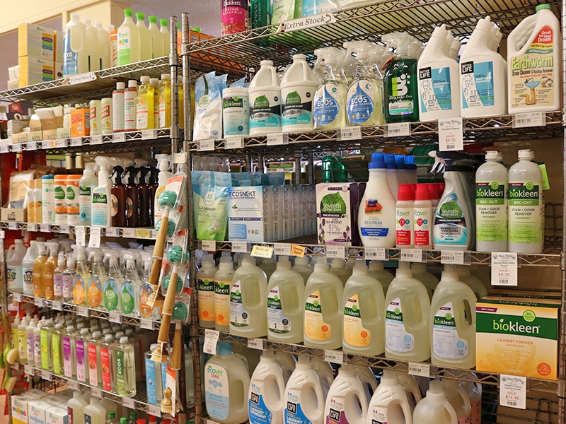 Organic non-toxic cleaning supplies